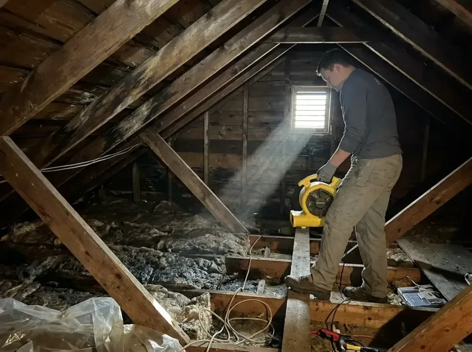 attic-water-damage-drying-proc-007 — frequently asked questions, Emergency Water Extraction & 24/7 Flood Response in Homeste…